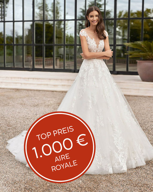 Preisreduziertes günstiges Brautkleid Yannik von Aire Royale