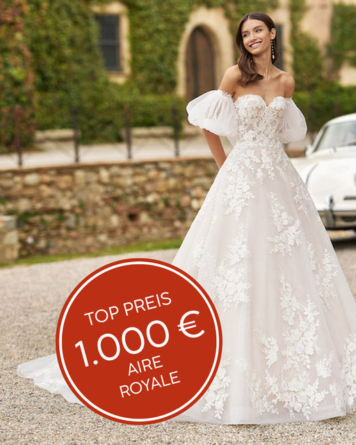 Preisreduziertes günstiges Brautkleid Yana von Aire Royale