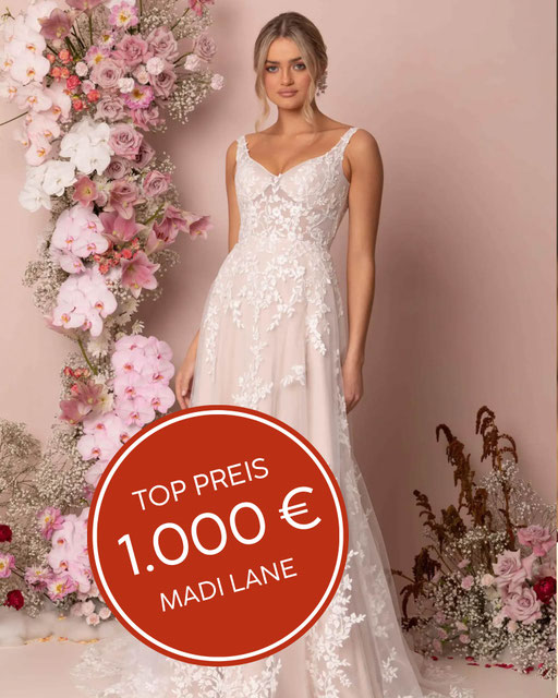 Günstiges Brautkleid Kalari von Madi Lane zum Schnäppchenpreis