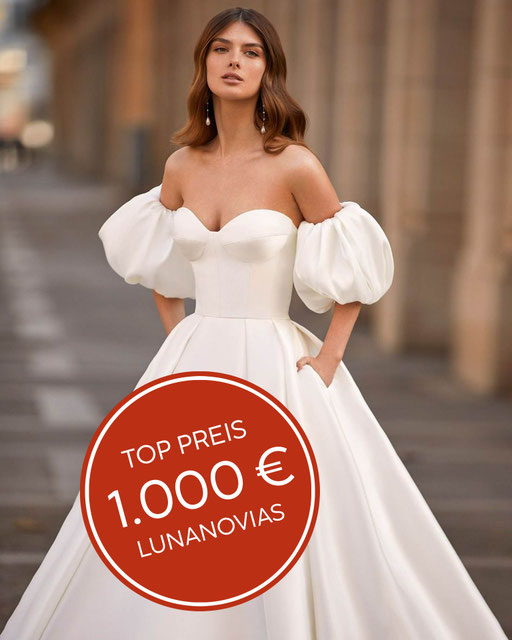 Preisgünstiges Brautkleid Talaia von Lunanovias