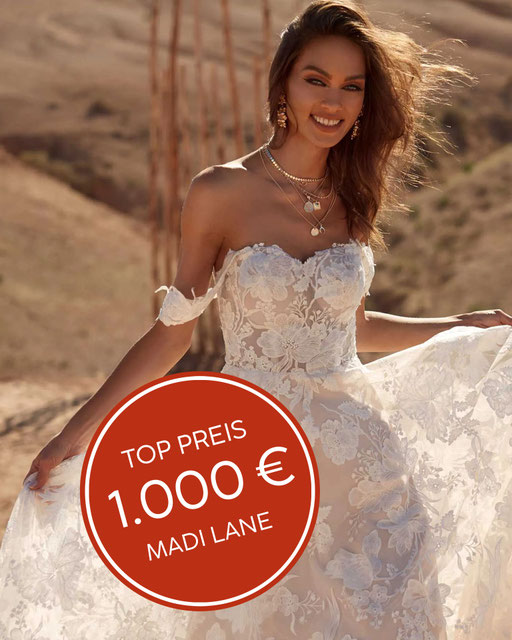 Günstiges Brautkleid Kalani von Madi Lane zum Schnäppchenpreis
