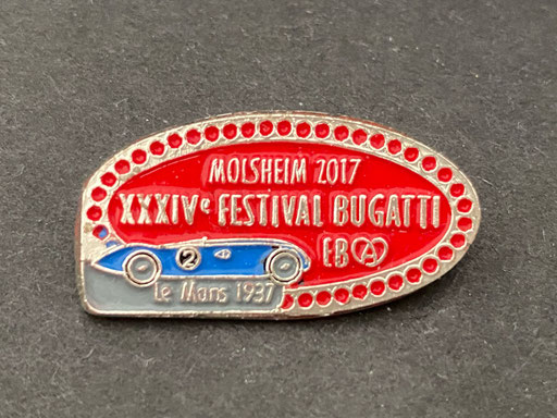 Festival BUGATTI Molsheim 2017 Brosche