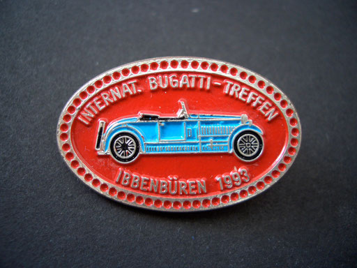 Internat. BUGATTI Treffen Ibbenbühren 1993 Brosche