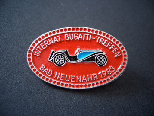 Internat. BUGATTI Treffen Bad Neuenahr 1983 Brosche