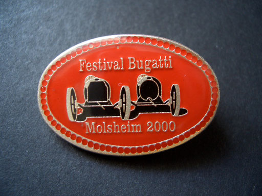 Festival BUGATTI Molsheim 2000 Brosche