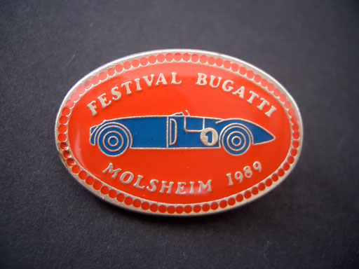 Festival BUGATTI Molsheim 1989 Brosche