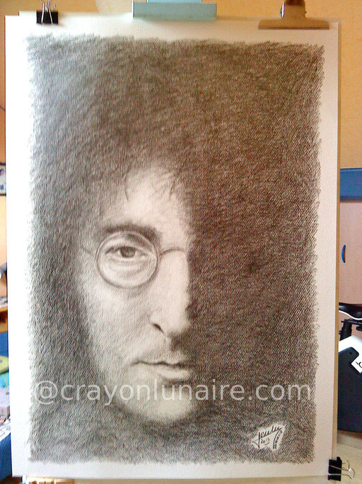 John Lennon portrait graphite