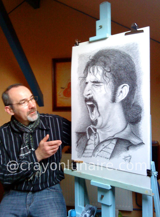 Franck Zappa by crayon lunaire