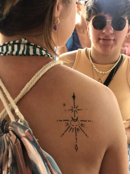 Tatouage éphémère festival Musilac, tatouage temporaire pour événement