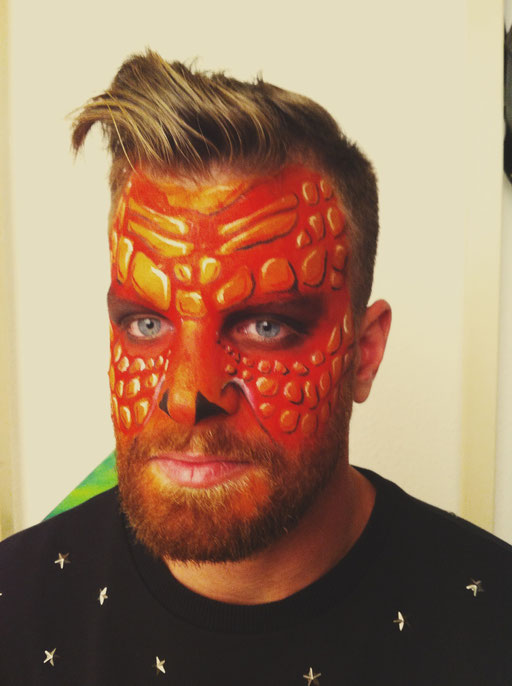 Maquillage halloween créature