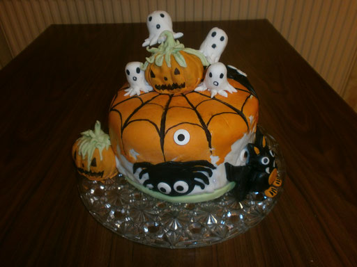 Gâteau confectionné par Isabelle pour la fête d'Halloween des Lucioles