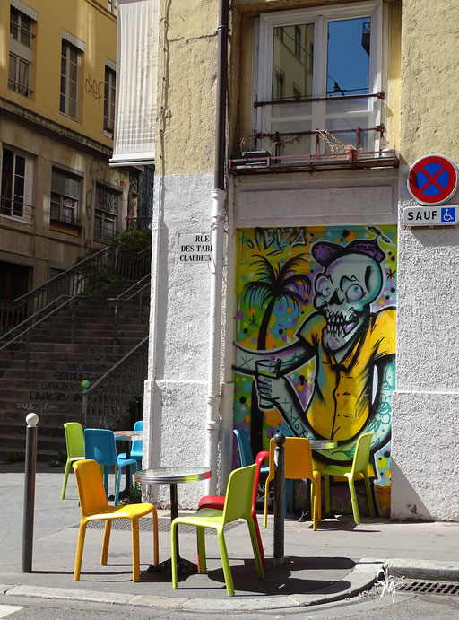 Couleurs vives Rue des Tables Claudiennes - Lyon (Rhône) - 2021