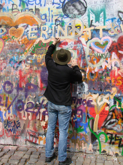 Mur John Lennon - Prague (Tchéquie) 2012