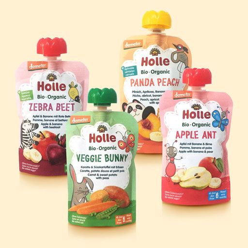 © Illustration für Holle baby food GmbH, Auftraggeber & Verpackungsdesign: Eber­le GmbH Wer­be­agen­tur GWA