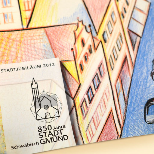 © Illustration für Stadt Schwäbisch Gmünd, Auftraggeber & Konzept: Eber­le GmbH Wer­be­agen­tur GWA