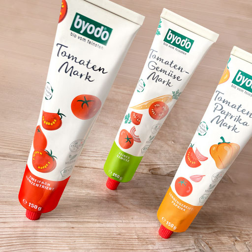 © Illustration für Byodo Naturkost GmbH, Auftraggeber & Verpackungsdesign: Eber­le GmbH Wer­be­agen­tur GWA