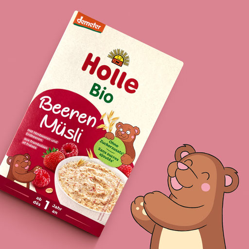© Illustration für Holle baby food AG, Auftraggeber & Verpackungsdesign: Eber­le GmbH Wer­be­agen­tur GWA