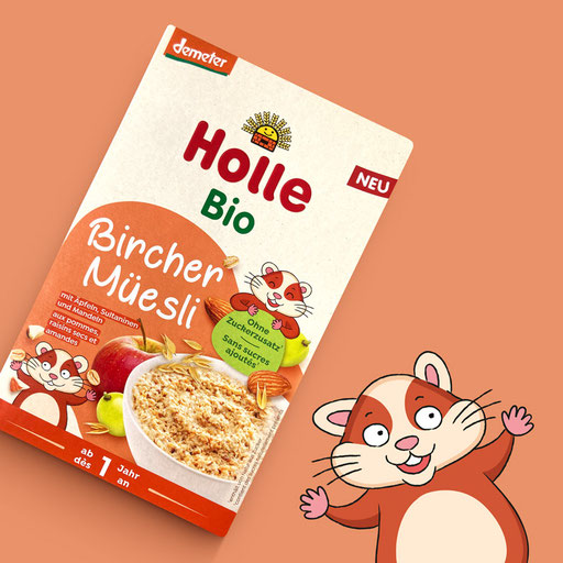 © Illustration für Holle baby food AG, Auftraggeber & Verpackungsdesign: Eber­le GmbH Wer­be­agen­tur GWA