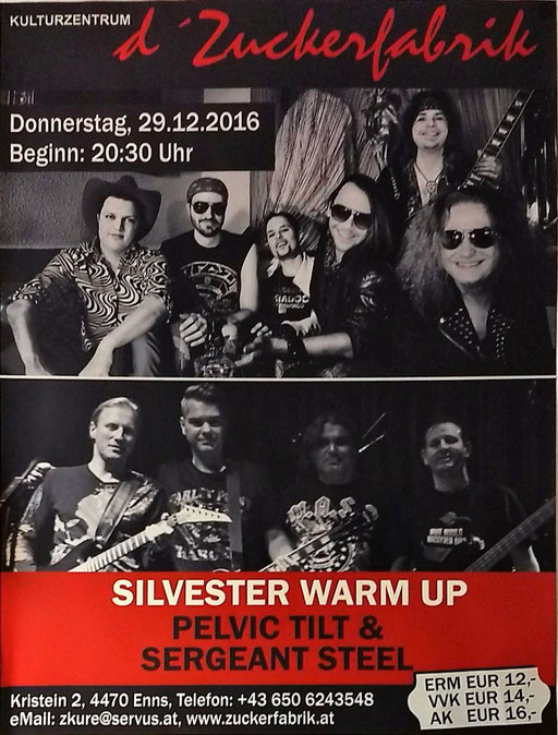 Sergeant Steel live 2016 Zuckerfabrik Enns