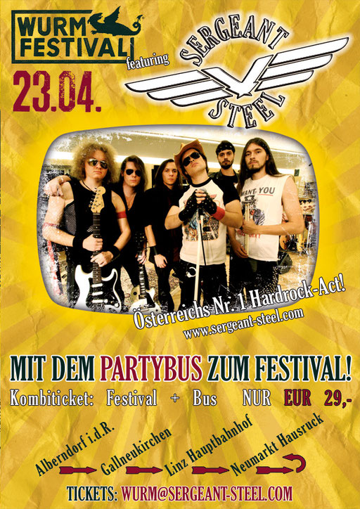Sergeant Steel live 2011 Wurmfestival Neumarkt am Hausruck