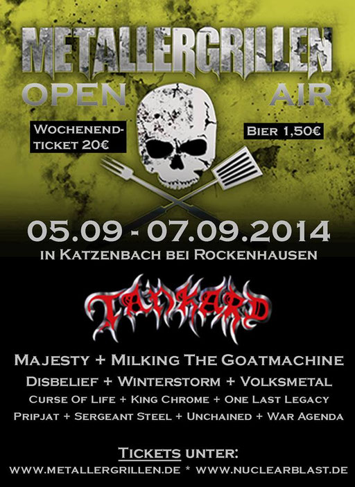 Sergeant Steel live 2014 Metallergrillen Katzenbach