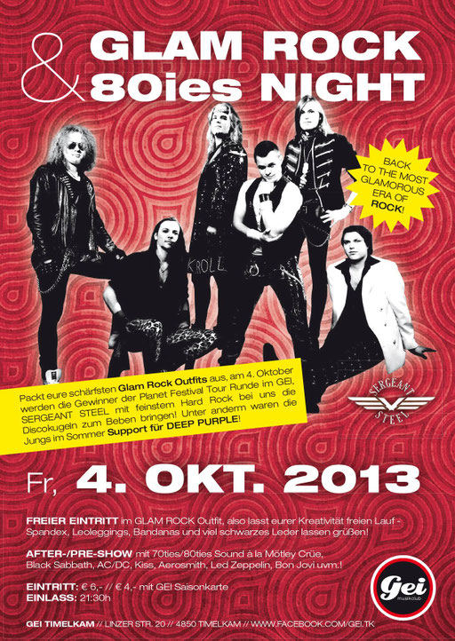 Sergeant Steel live 2013 Gei Timelkam