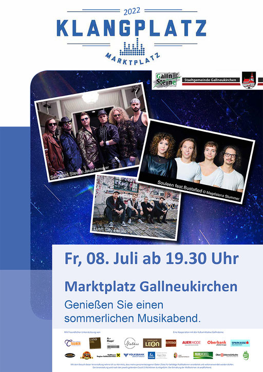 Sergeant Steel live 2022 Gallneukirchen Klangplatz Marktplatz