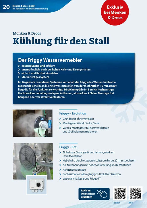 Seite des Gesamtkataloges 2022 / 2023 von Menken & Drees