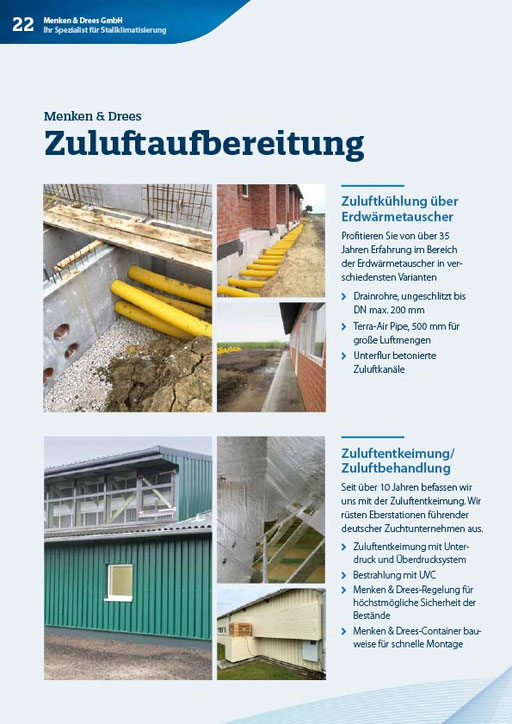 Seite des Gesamtkataloges 2022 / 2023 von Menken & Drees