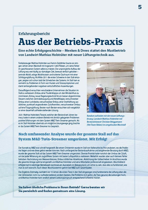 Seite des Gesamtkataloges 2022 / 2023 von Menken & Drees