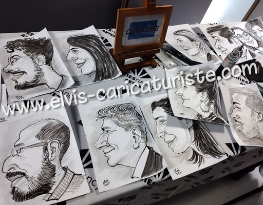 Animation caricaturiste Elvis