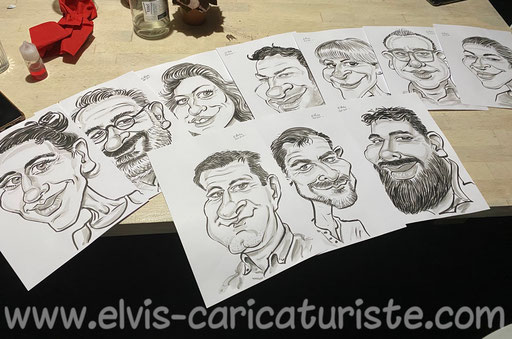 Animation caricaturiste Elvis