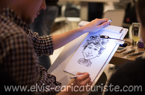 Animation caricatures, anniversaire