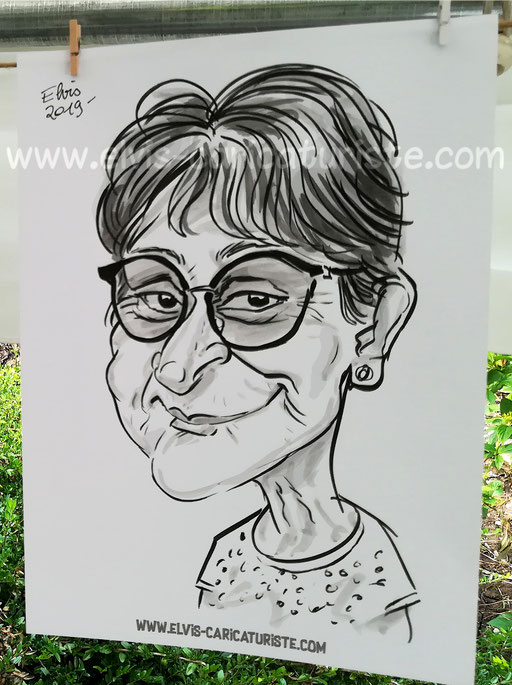 Animation caricaturiste Epinal