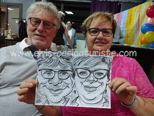 Animation caricaturiste Belgique Arlon