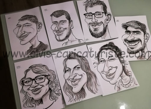 Animation caricaturiste étudiants