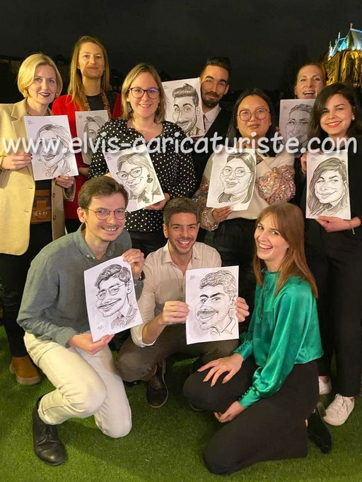 Animation caricaturiste Metz Nancy Luxembourg