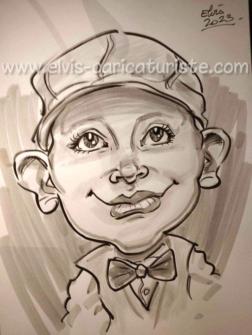 Caricature bébé-Caricaturiste Luxembourg