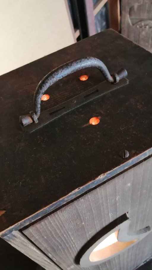 Antique lamp stand
