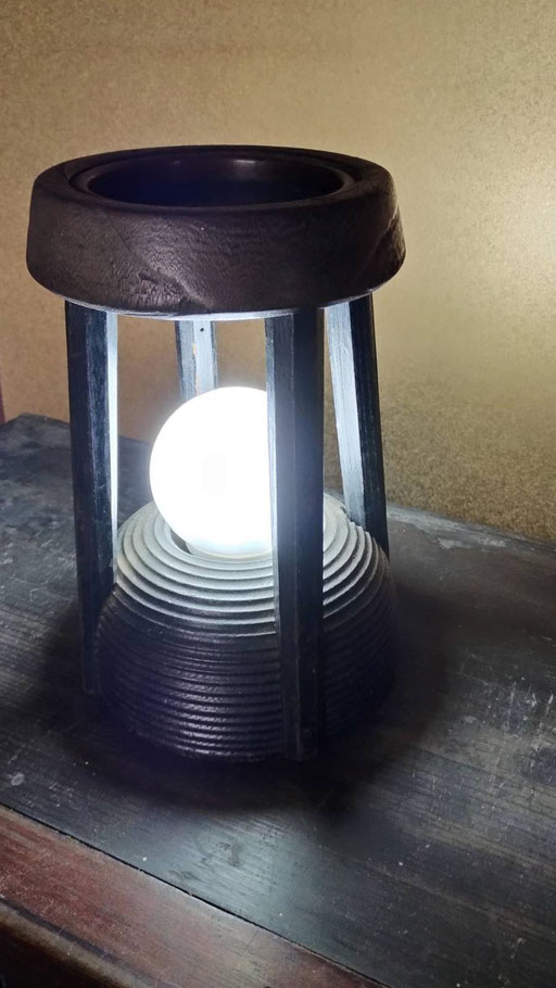 Antique lamp stand