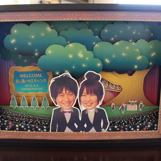 立体ウェルカムボード　作品18　ワクワクカンパニー