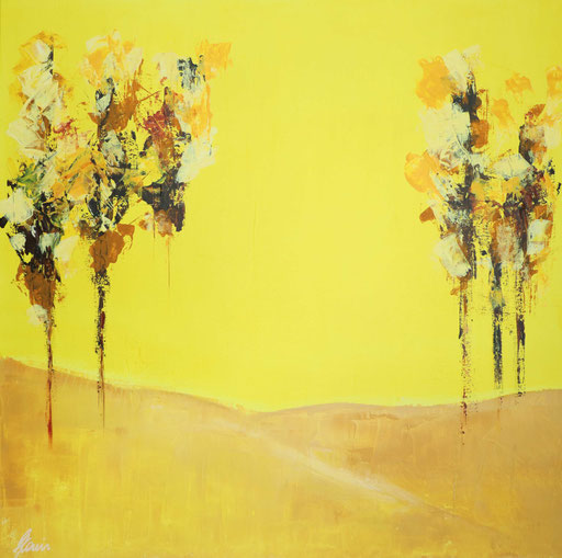THERE WILL BE LIGHT, 70 x 70 cm, acrylic on canvas