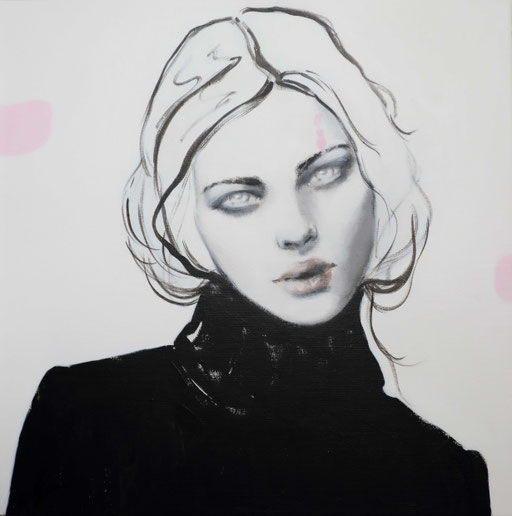 SEE ME NOW, 50 x 50 cm, Acrylic on canvas
