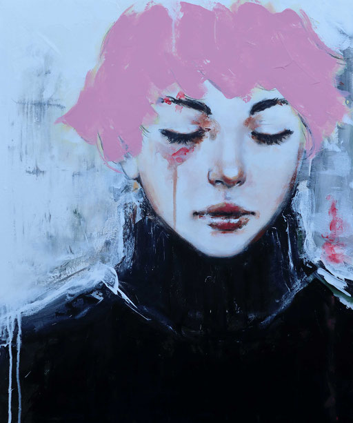 "Sometimes I feel lost" 60 x 50 cm, Acrylic on canvas