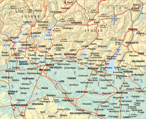 Italie • Création carte touristique / Édition : Les Créations du Pélican • © recreacom.fr - Studio de création Christophe Houlès