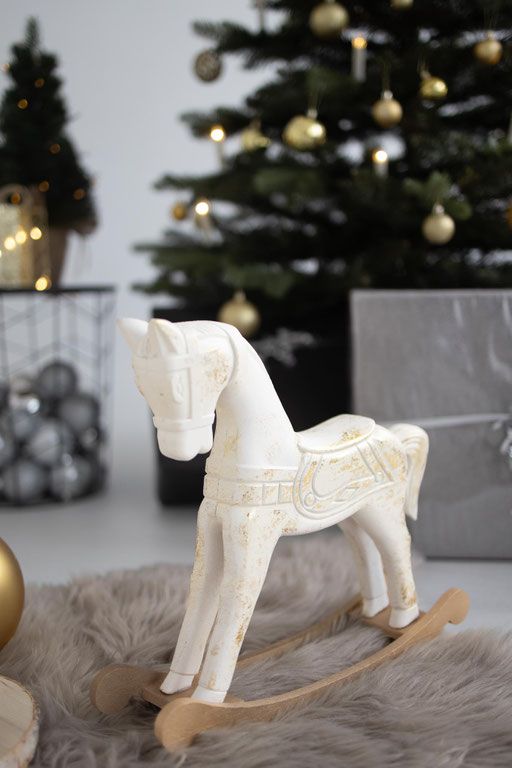 Weihnachtssetting Schaukelpferd Spielzeug Studio 2