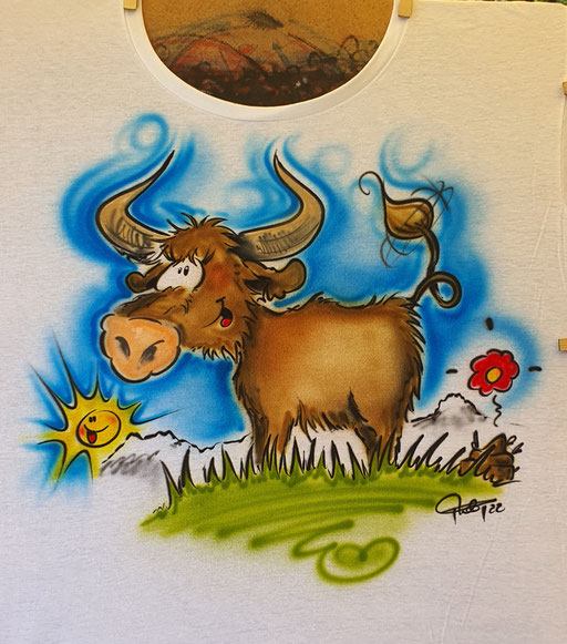 Hochlandrind hatte ich so noch keins im Sortiment. Auf Wunsch des Kunden
