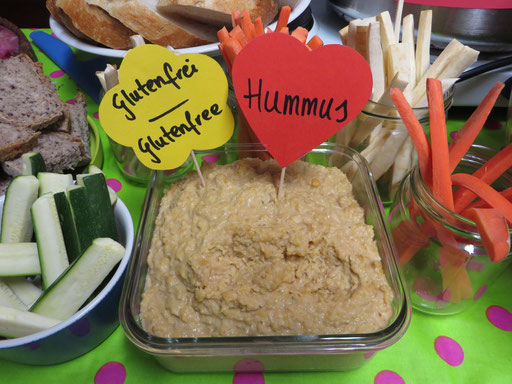 Hummus & Gemüsesticks