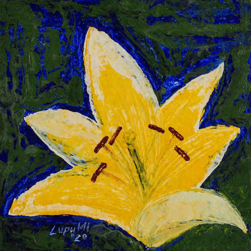 The Purity, tempera on cardboard, 2020