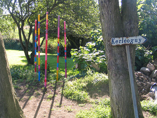 Kunst am Eingang Kerléoguy